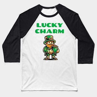 Lucky Charm Leprechaun Baseball T-Shirt